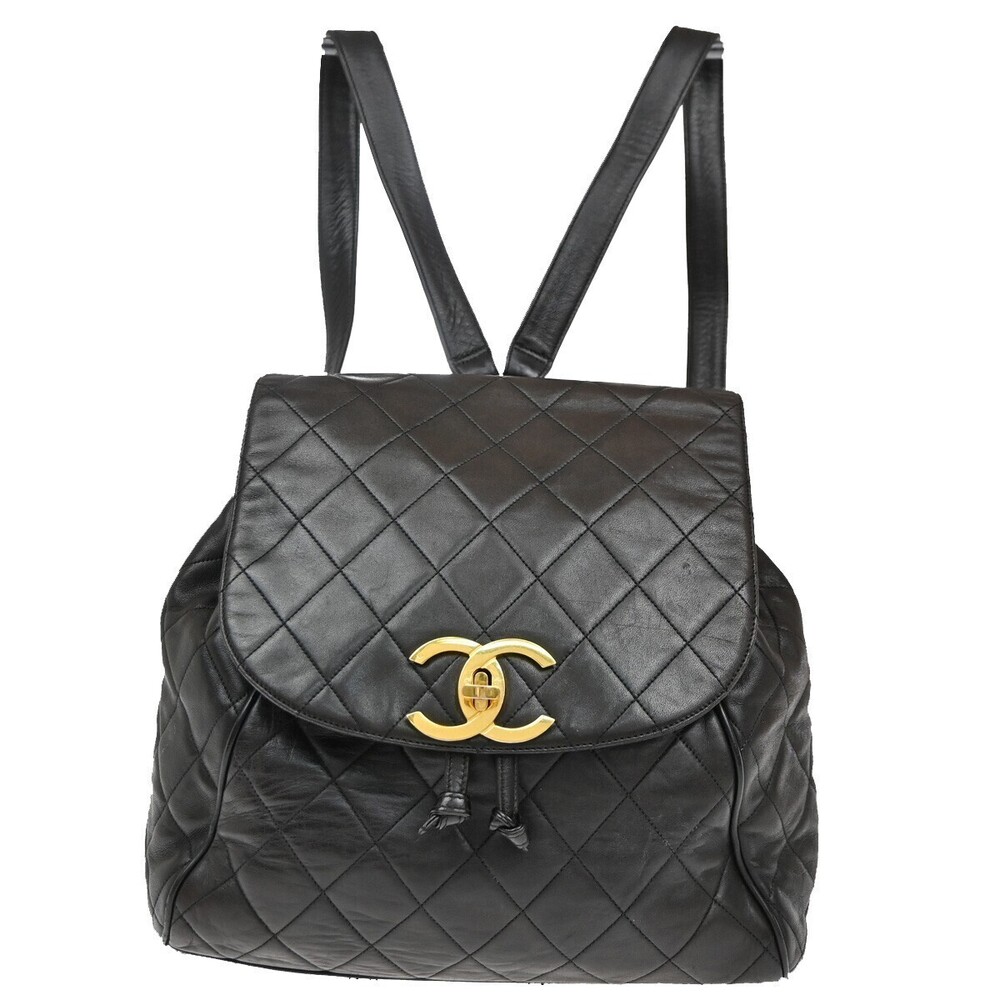 Chanel Vintage CC Flap Quilted Lambskin Small